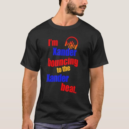 私はサンダー・サンダーにバウンスしている Tシャツ (正面)