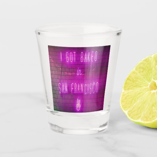 私はサン得焼いたフランシスコに ショットグラス (正面)