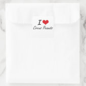 私はサーカスピーナツを愛します スクエアシール (バッグ)