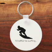 私はサーフィン...キーチェーン キーホルダー (正面)