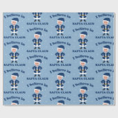 私はサ信じフタクロースで – かわいいハヌカー(ユダヤ教の祭り) ラッピングペーパー (フラット)