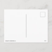 私はサ信じンタクラウスグラフィティスタイルデザイン シーズンポストカード (裏面)