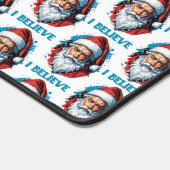 私はサ信じンタクラウスグラフィティスタイルデザイン デスクマット (コーナー)