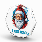 私はサ信じンタクラウスグラフィティスタイルデザイン フォトブロック (右)