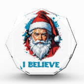 私はサ信じンタクラウスグラフィティスタイルデザイン フォトブロック (正面)