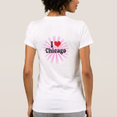 私はシカゴを愛します Tシャツ (裏面)