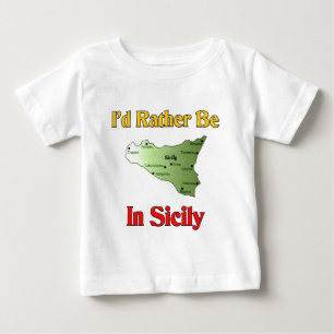 私はシシリーにむしろいます ベビーTシャツ