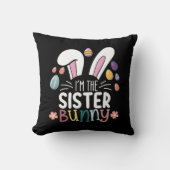私はシスター・バニー・イースターの家族のマッチング クッション (正面)