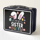 私はシスター・バニー・イースターの家族のマッチング メタルランチボックス (正面)