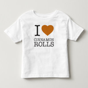 私はシナモンが大好き転が トドラーTシャツ