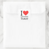 私はシナモントーストが大好き スクエアシール (バッグ)