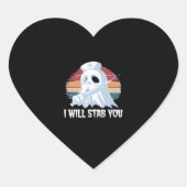 私はシャツを刺す、幽霊ナースハロウィーンヴィン ハートシール (正面)