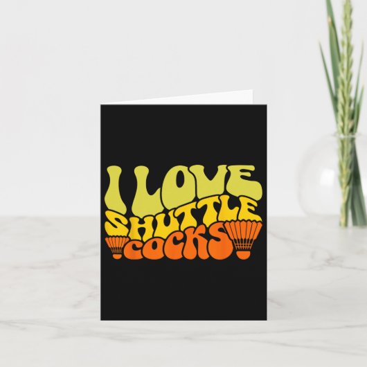 私はシャトルS 4が大好き カード (正面)
