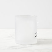 私はシャマスが大好き フロストグラスマグカップ (中央)