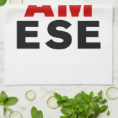 私はシャム人 キッチンタオル (折り畳み)