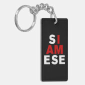 私はシャム人 キーホルダー (正面左)