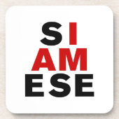 私はシャム人 コースター (正面)