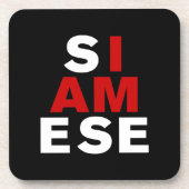 私はシャム人 コースター (正面)