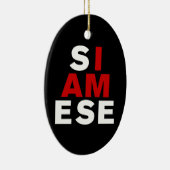 私はシャム人 セラミックオーナメント (右)