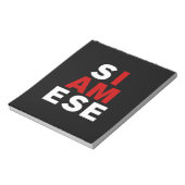 私はシャム人 ノートパッド (回転)