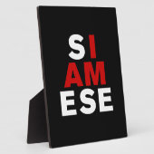 私はシャム人 フォトプラーク (側面)