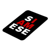 私はシャム人 マグネット (左側)