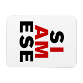 私はシャム人 マグネット (横)