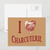 私はシャルキュテリー大好き ポストカード (正面/裏面)