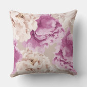 "私はシャロンのバラ"フローラ装飾枕 クッション (裏面)