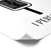 私はシャワーで歌わない、私は演奏する! ポスター (角)