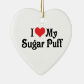 私はシュガーパフが大好き セラミックオーナメント (右)