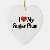 私はシュガープラムが大好き セラミックオーナメント (右)