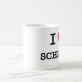 私はシュミツトを愛します コーヒーマグカップ (中央)