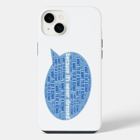 私はシュワになりたい iPhoneケース (裏面)