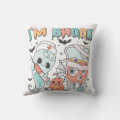 私はショックナースハロウィーン クッション (裏面)