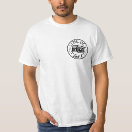私はショットを呼びますカメラの楽しみ写真家両面 Tシャツ