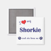 私はショートキーが大好き マグネット (正面/裏面)