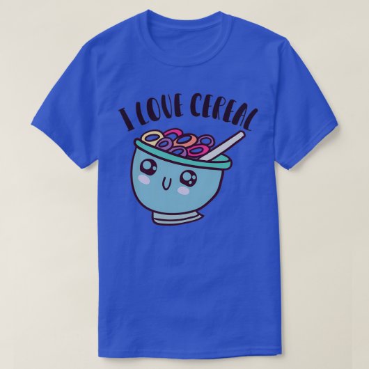 私はシリアルかわいい Tシャツ (デザイン正面)