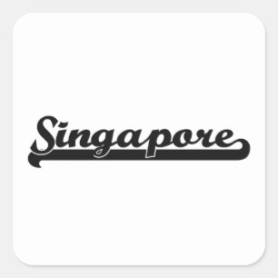 私はシンガポールシンガポールのクラシックなデザインを愛します スクエアシール