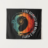 私はシーシェルと多分3人が好き タペストリー (正面(横))