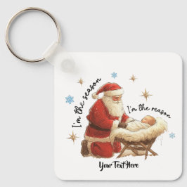私はシーズンで、私はクリスマス・キーチェーンの理由 キーホルダー