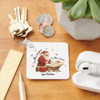 私はシーズンで、私はクリスマス・キーチェーンの理由 キーホルダー