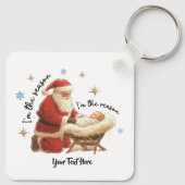 私はシーズンで、私はクリスマス・キーチェーンの理由 キーホルダー (裏面)