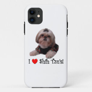 私はシーズー（犬） Tzuを愛します iPhone 11 ケース