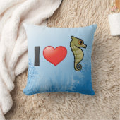 私はシーホースが大好き クッション (ブランケット)