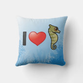 私はシーホースが大好き クッション (裏面)