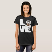私はシーリー・ハム・テリアの犬が大好き Tシャツ (正面フル)
