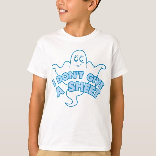 私はシー与えトを行わない – おもしろい幽霊引用文 Tシャツ (正面)