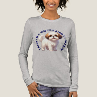 私はシー・ツー・テリアの子犬にキスをした トライブレンドTシャツ