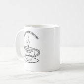 私はシ生き延びカゴシェアフIjtemaのチャイ線 コーヒーマグカップ (正面左)